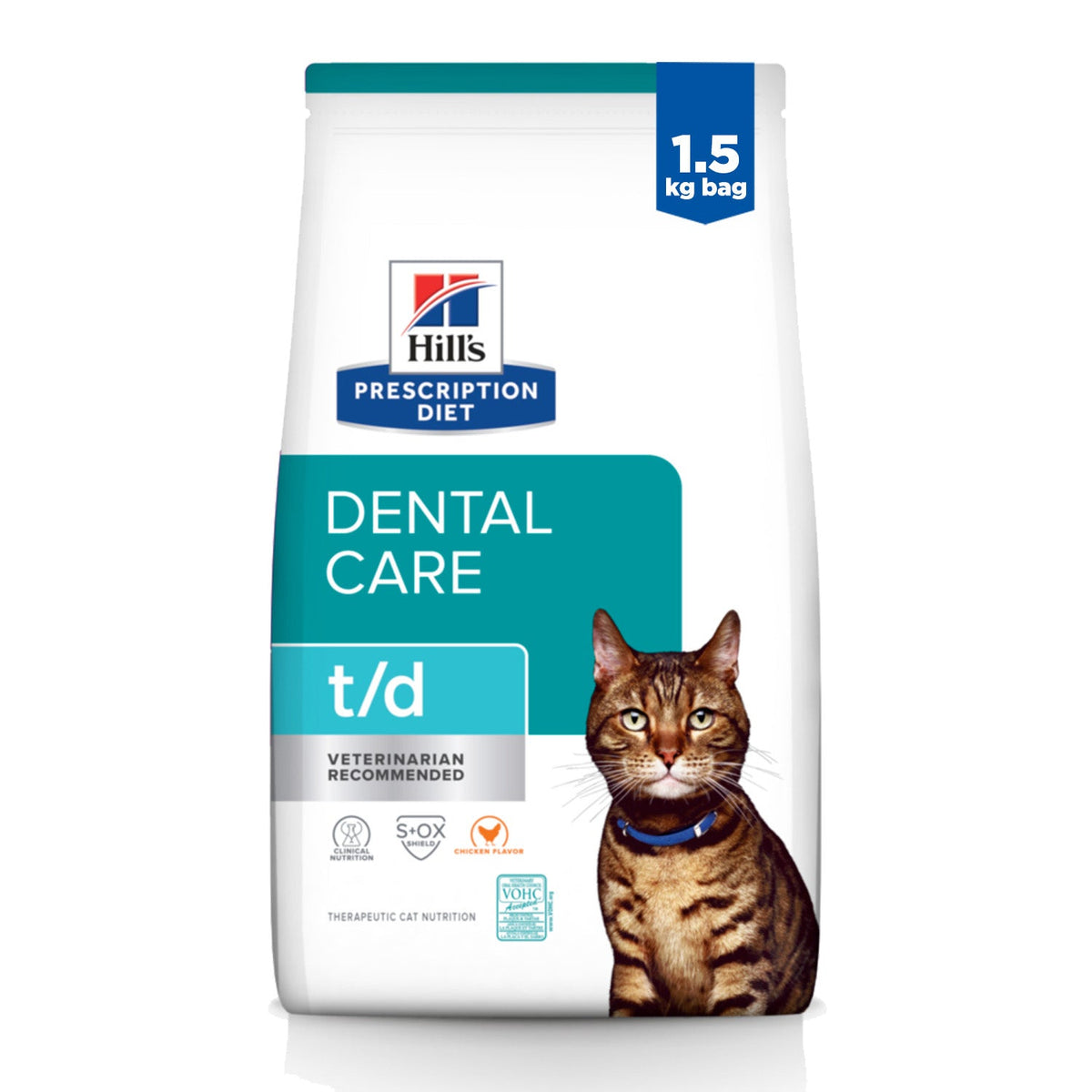 Hill's Prescription Diet t/d Cat Food 1.5kg