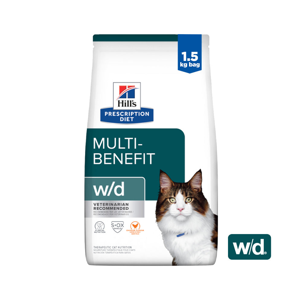 Hill's Prescription Diet w/d Multi-Benefit Cat Food 1.5kg