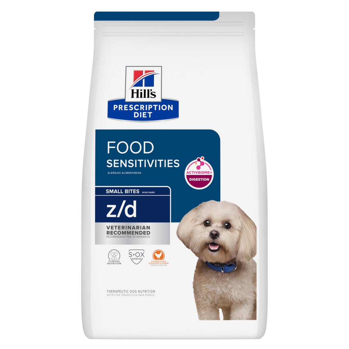 Hill's Prescription Diet z/d Small Bites Hydrolyzed Chicken Flavor Dog Food 1.5kg