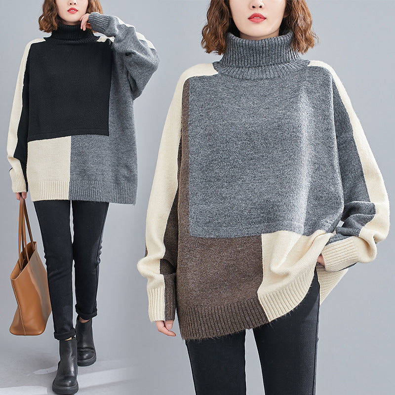 Plus Size Turtleneck Sweater