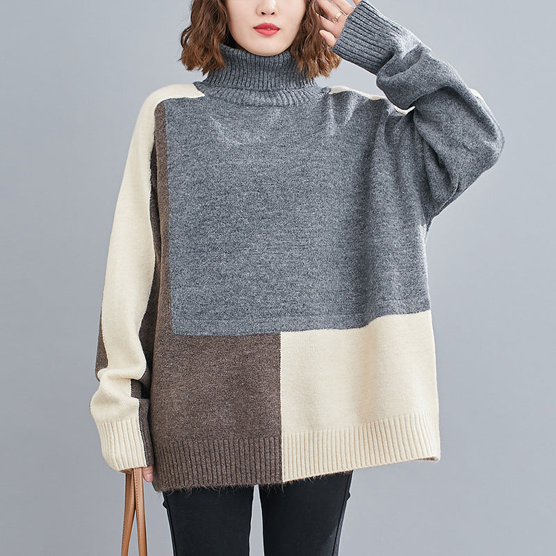 Plus Size Turtleneck Sweater