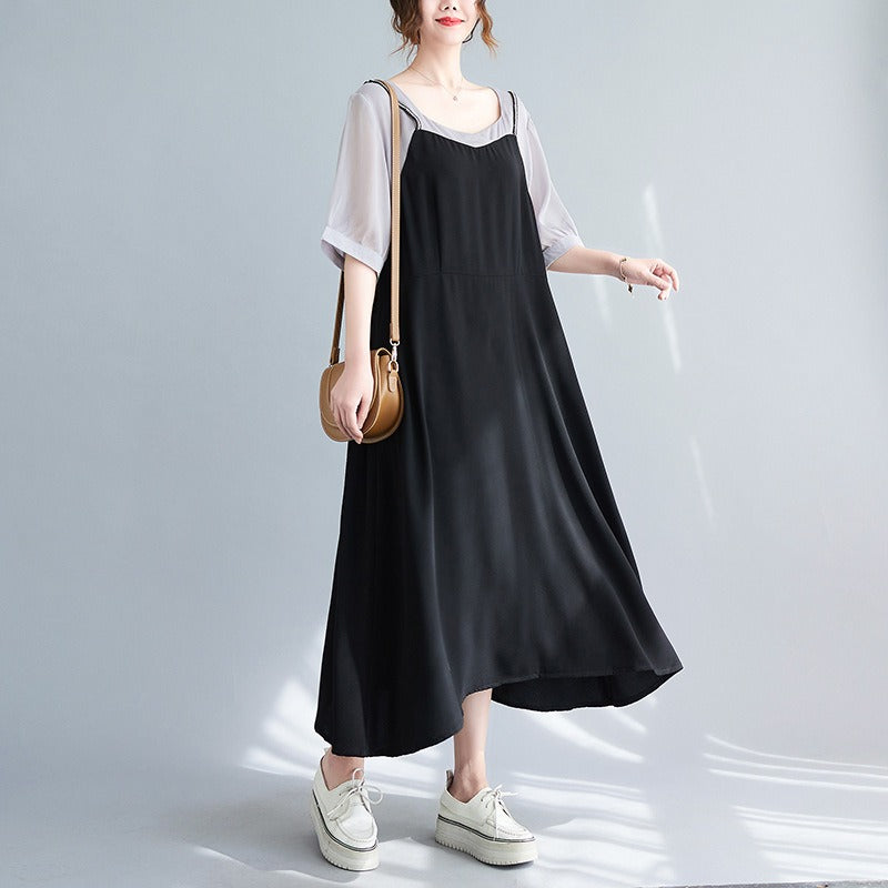 Plus Size Korean Midi Dress (EXTRA BIG SIZE)