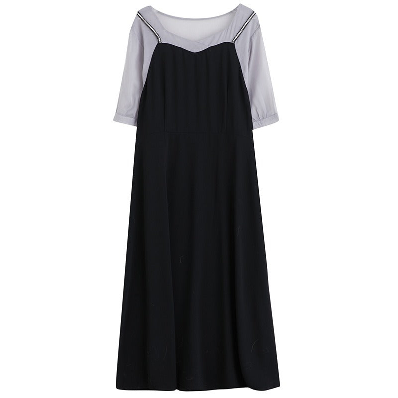 Plus Size Korean Midi Dress (EXTRA BIG SIZE)