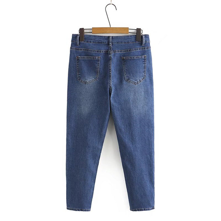 Plus Size Ripped Skinny Jeans