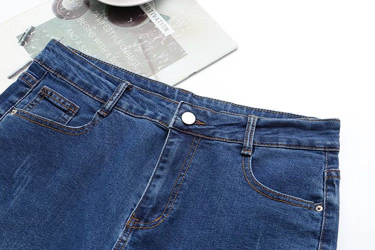 Plus Size Ripped Skinny Jeans