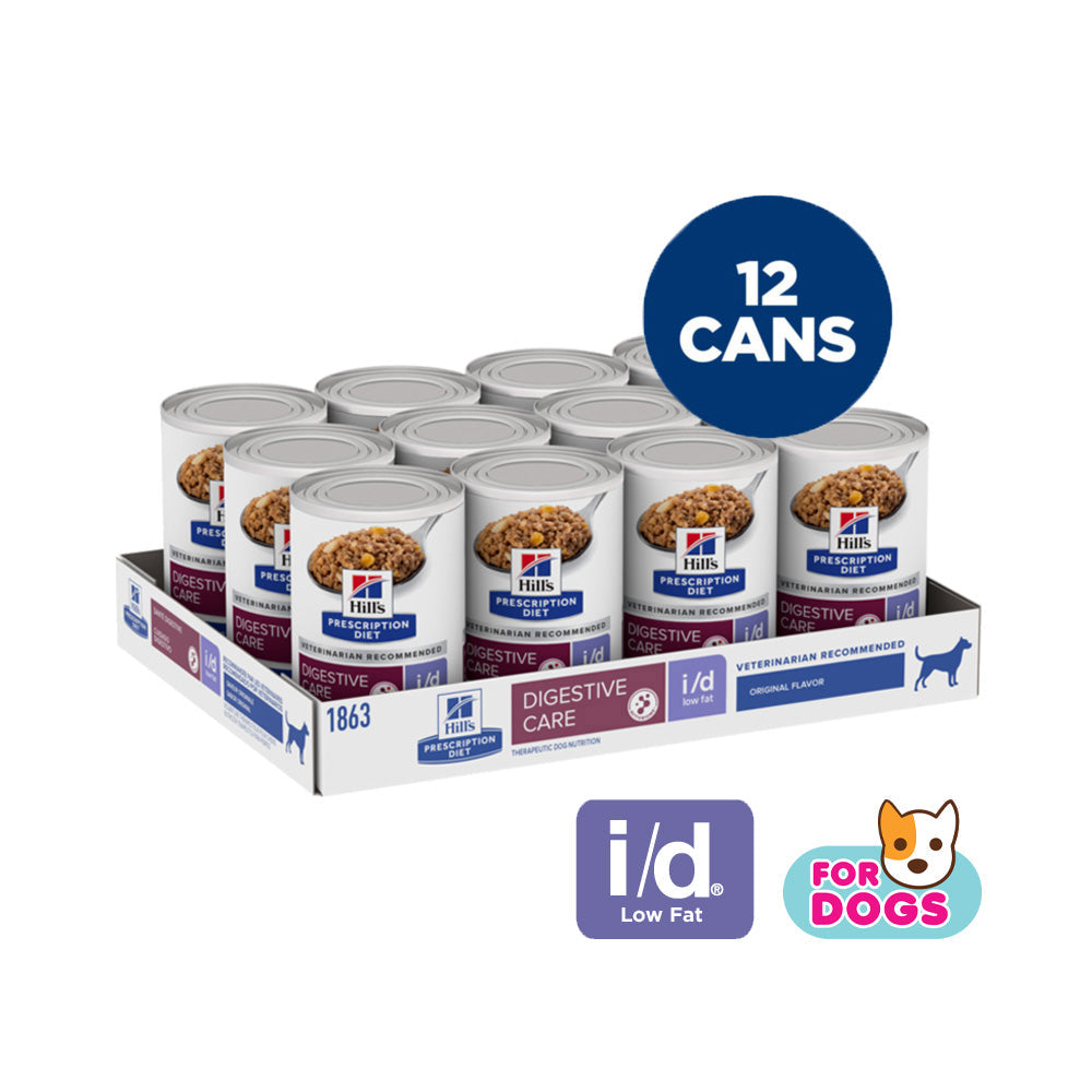 Hill's Prescription Diet i/d Low Fat Original Flavor Wet Dog Food 13oz