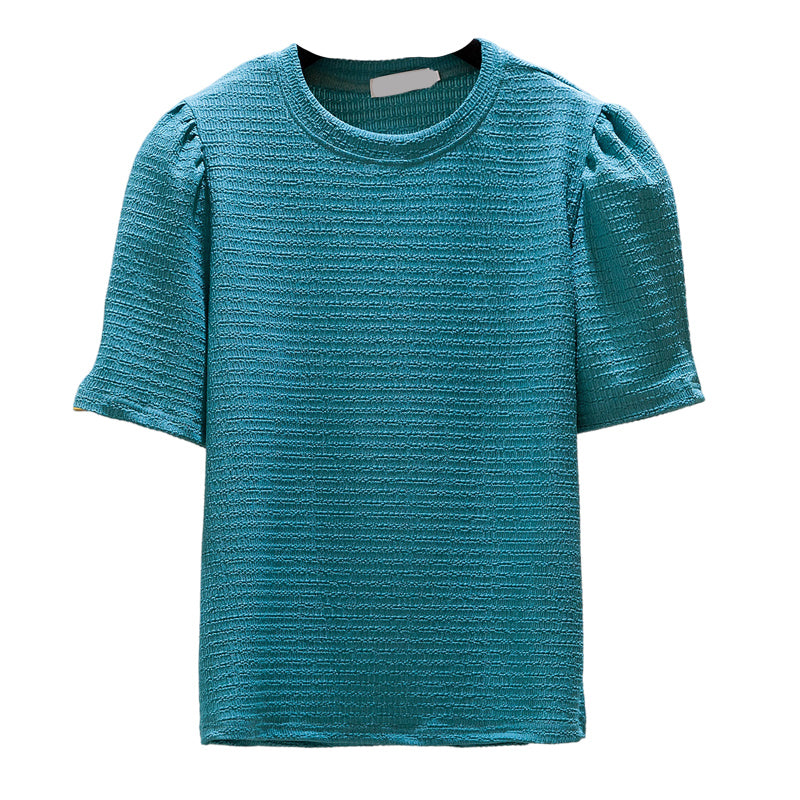 Plus Size Korean Puff Sleeve Blouse