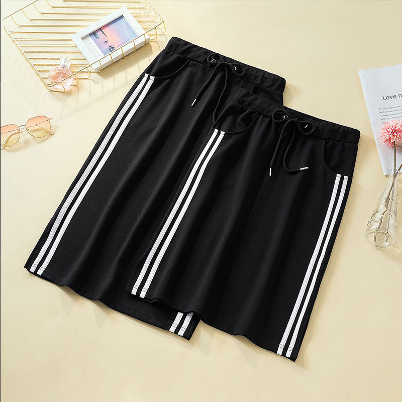 Plus Size Track Skirt