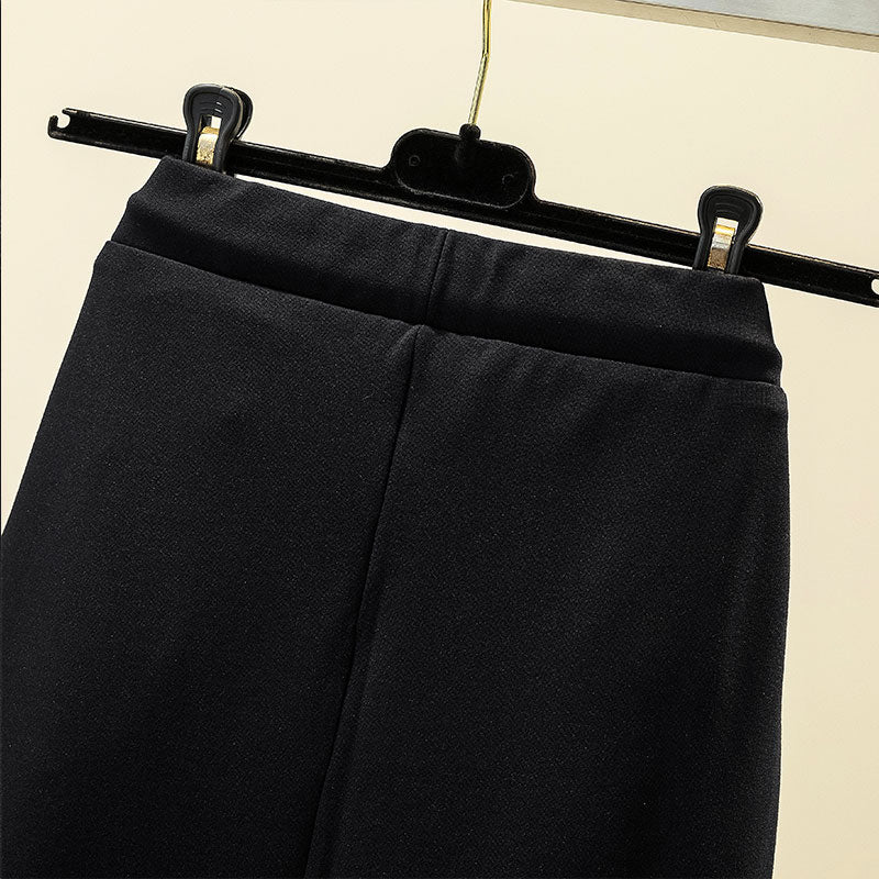 Plus Size Track Skirt