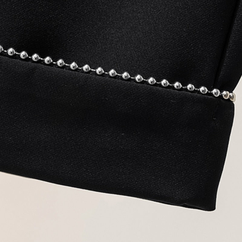 Plus Size Diamante Capri Pants