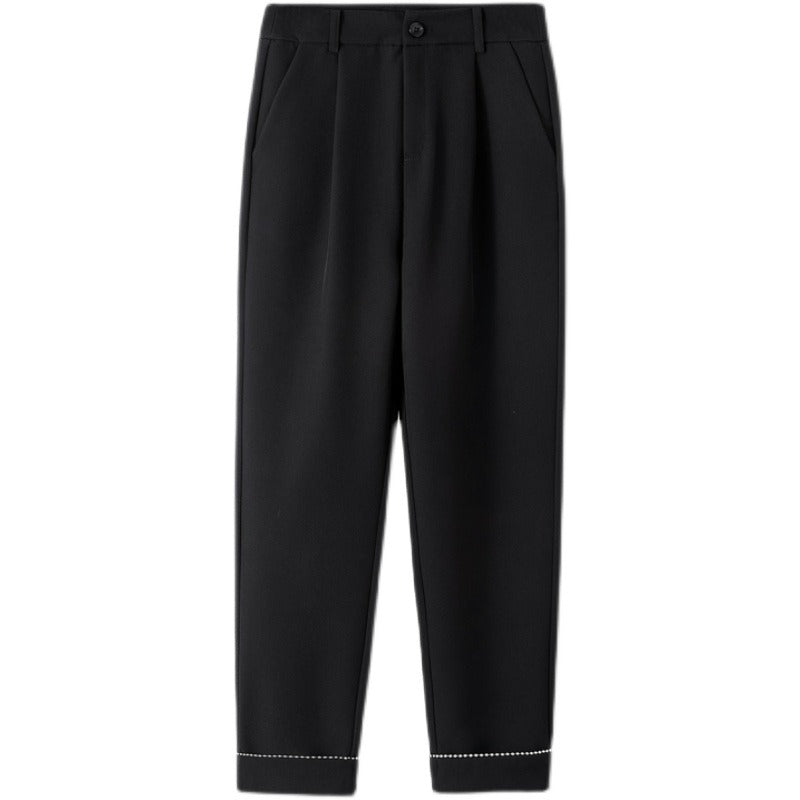 Plus Size Diamante Capri Pants