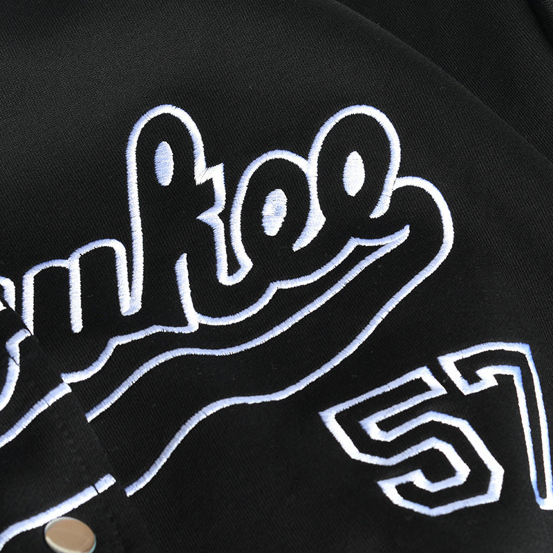 Plus Size Baseball Jacket