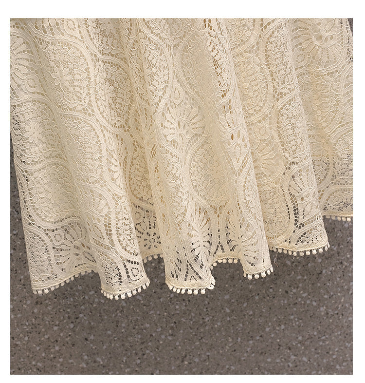 Plus Size Lace Swing Dress