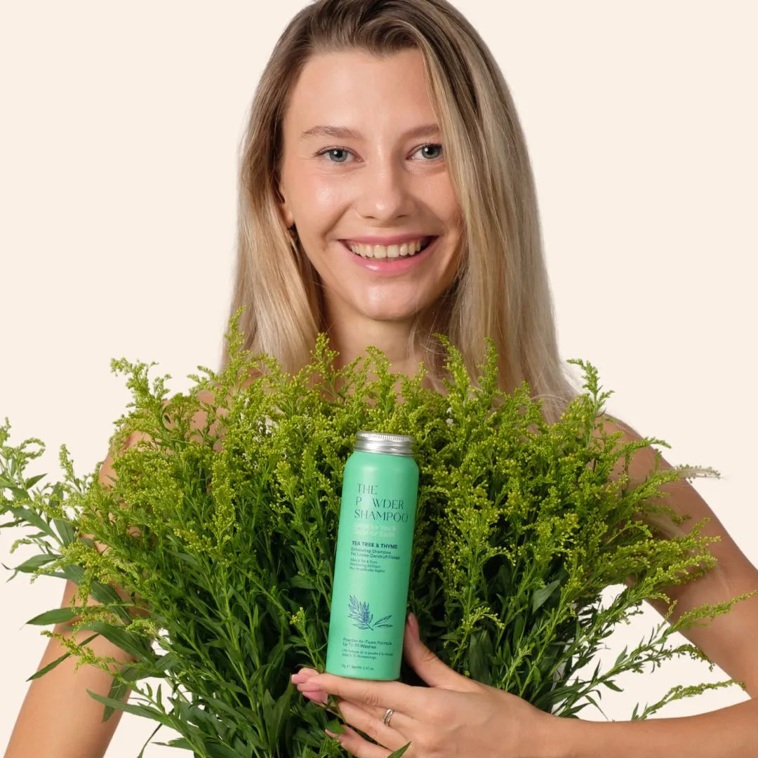 Exfoliating Shampoo For Loose Dandruff Flakes Tea Tree & Salicylic Acid 70g / 2.47oz