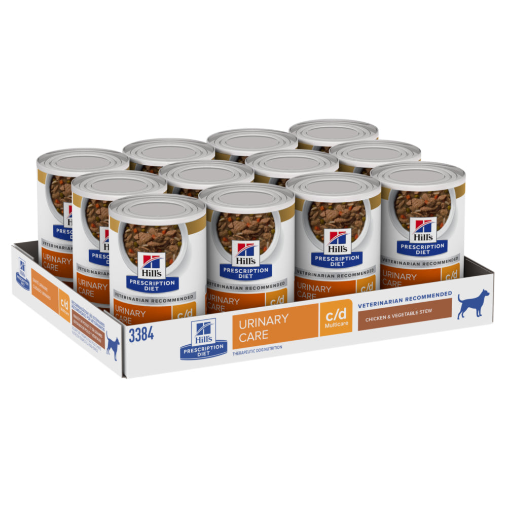 Hill's Prescription Diet c/d Multicare Chicken & Vegetable Stew Dog Food 12.5oz