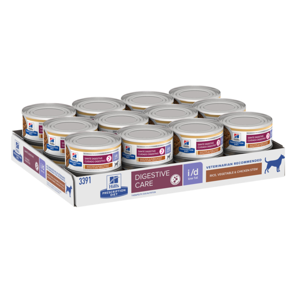 Hill's Prescription Diet i/d Low Fat Rice, Vegetable and Chicken Stew Dog Food 5.5oz