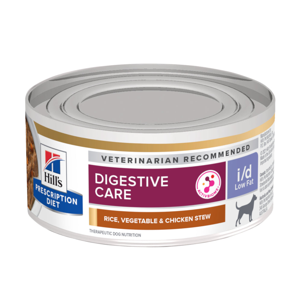 Hill's Prescription Diet i/d Low Fat Rice, Vegetable and Chicken Stew Dog Food 5.5oz