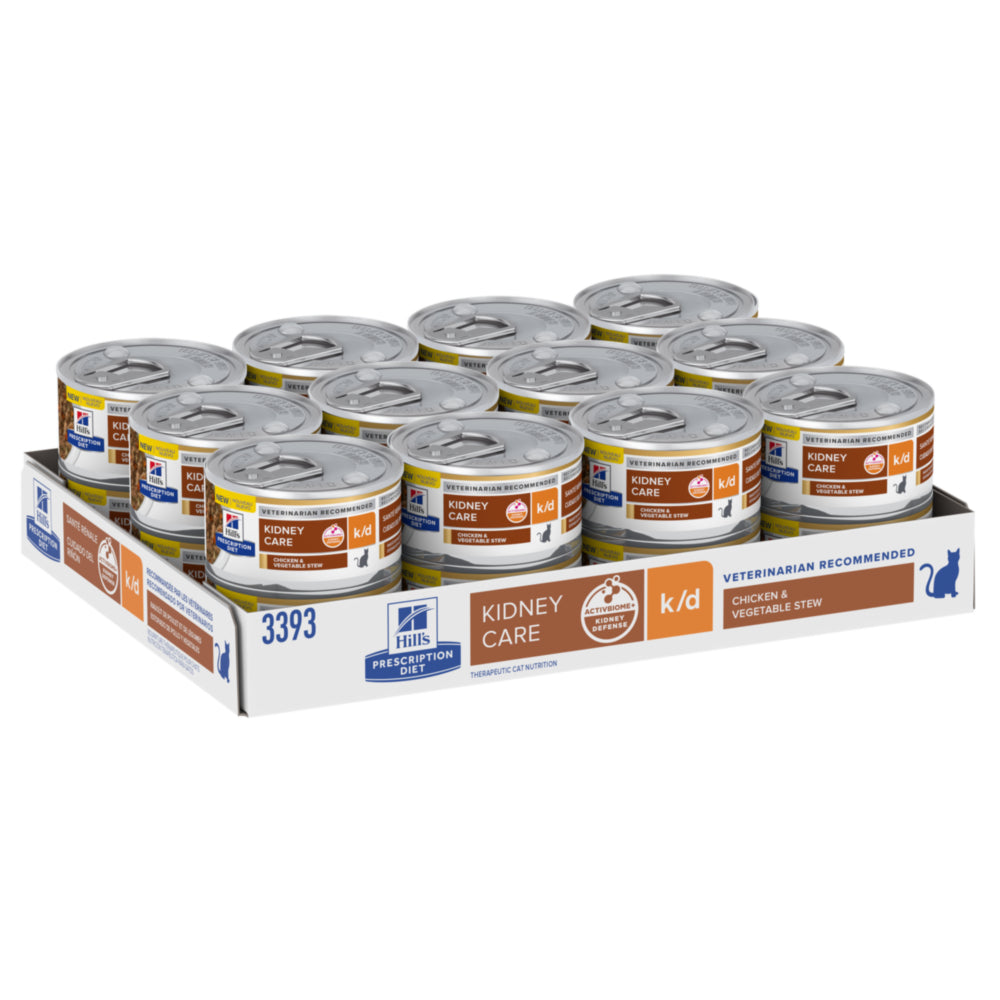 Hill's Prescription Diet k/d Chicken & Vegetable Stew Cat Food 2.9oz