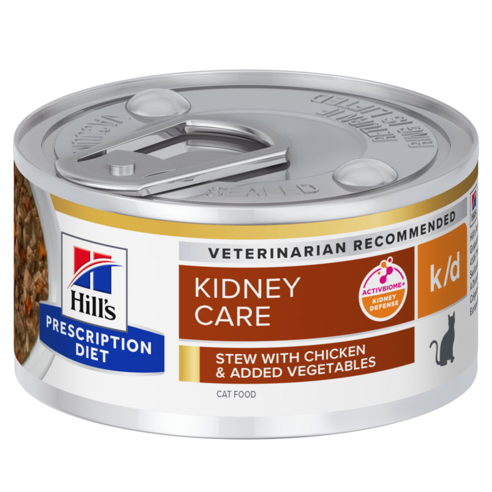 Hill's Prescription Diet k/d Chicken & Vegetable Stew Cat Food 2.9oz