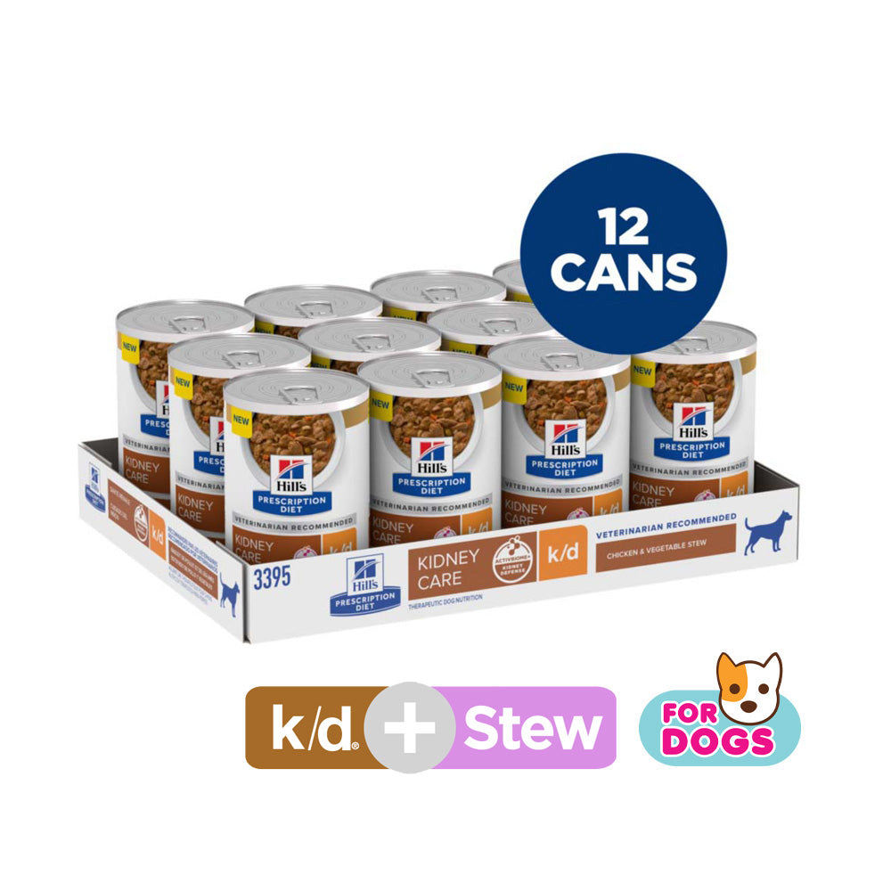 Hill's Prescription Diet k/d Chicken & Vegetable Stew Dog Food 12.5oz