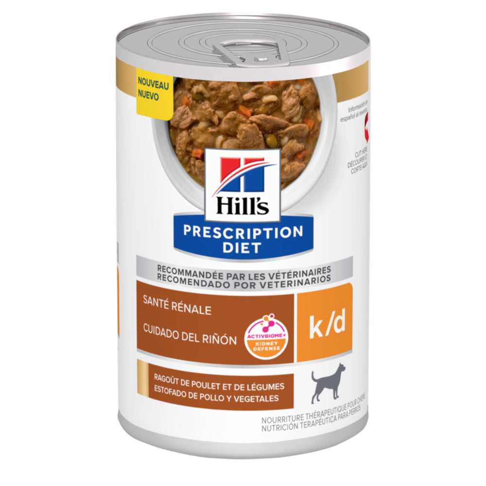 Hill's Prescription Diet k/d Chicken & Vegetable Stew Dog Food 12.5oz