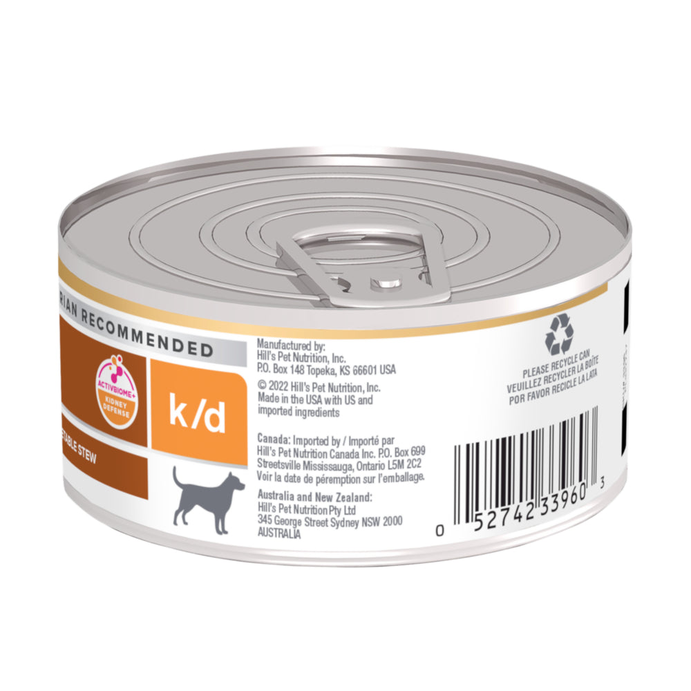 Hill's Prescription Diet k/d Chicken & Vegetable Stew Dog Food 5.5oz