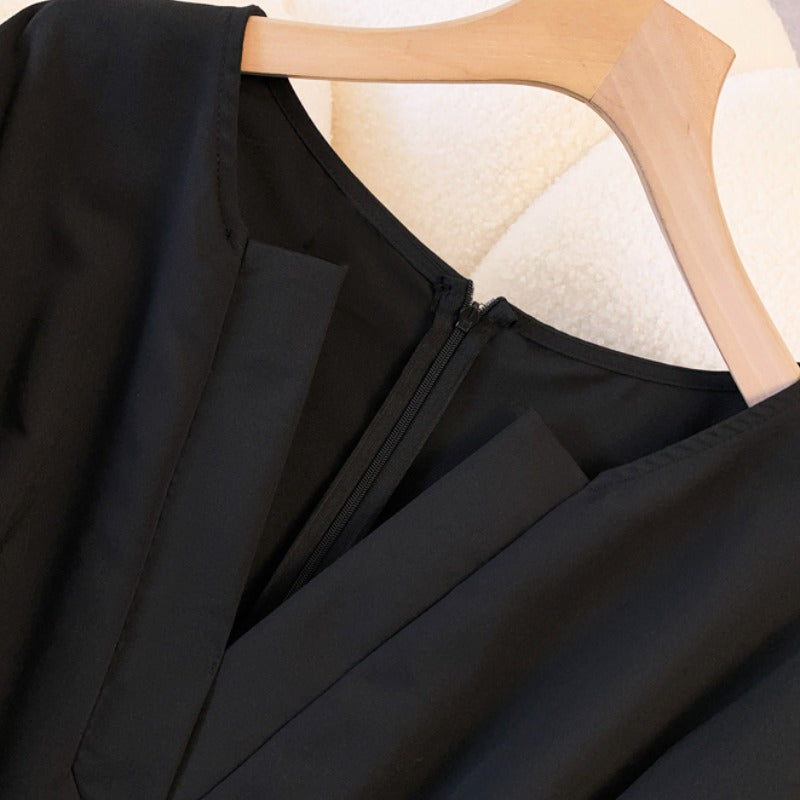 Plus Size V-neck French Dress