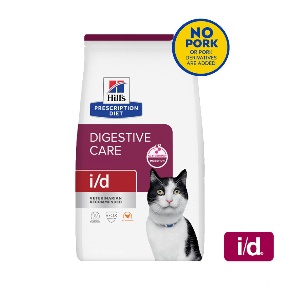 Hill's Prescription Diet i/d with Chicken Cat Food 4lbs