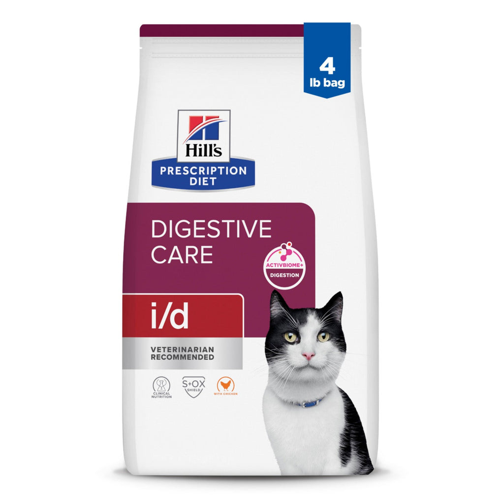 Hill's Prescription Diet i/d with Chicken Cat Food 4lbs