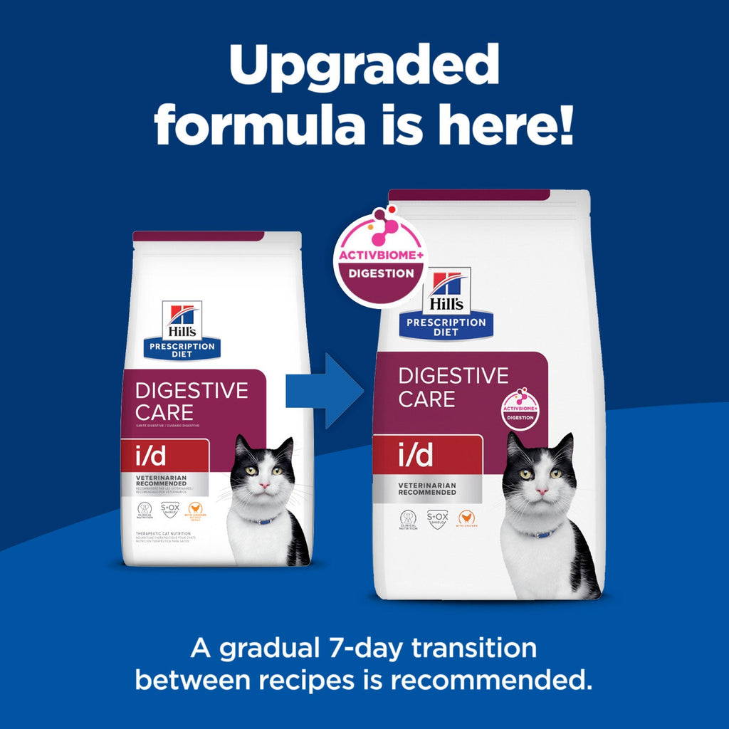 Hill's Prescription Diet i/d with Chicken Cat Food 4lbs