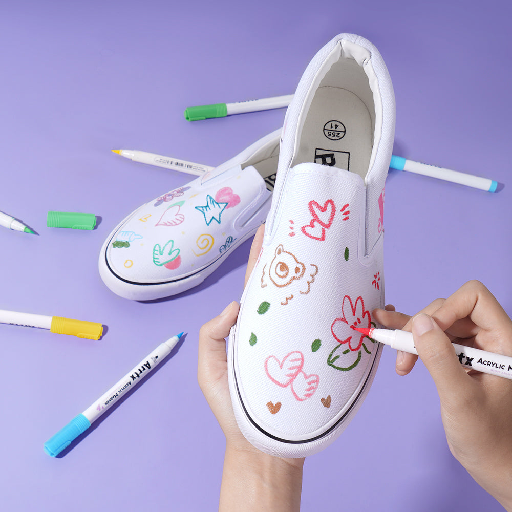 Arrtx 30A Colors Acrylic Brush Paint Pens