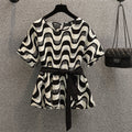 Plus Size French Chiffon Top