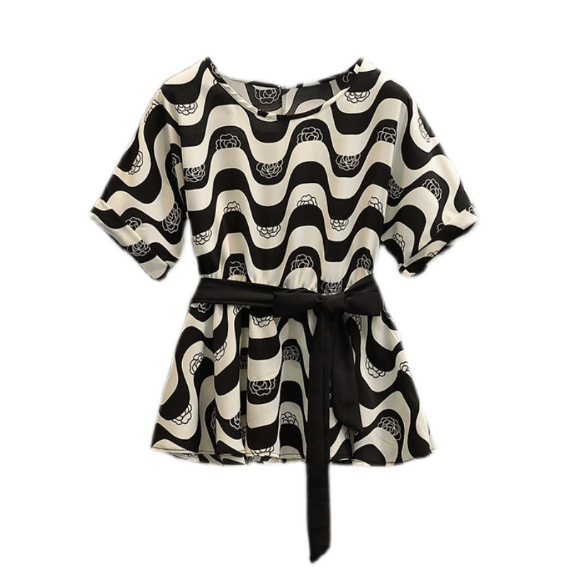 Plus Size French Chiffon Top