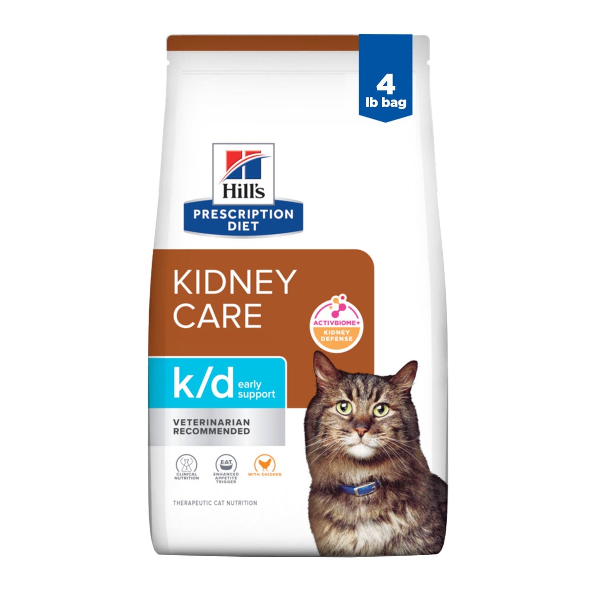 Hill's Prescription Diet k/d Early Support with Chicken Cat Food 4lbs