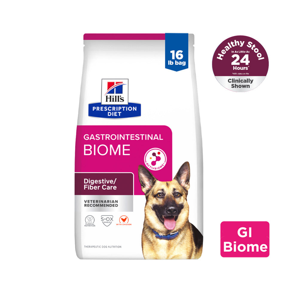 Hill's Prescription Diet Gastrointestinal Biome Dog Food 16lbs