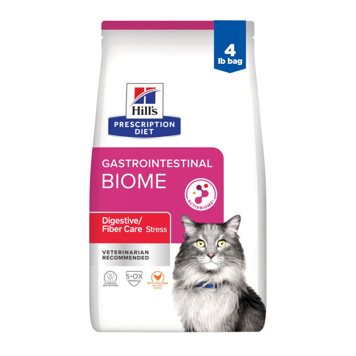 Hill's Prescription Diet Gastrointestinal Biome Stress with Chicken Cat Food