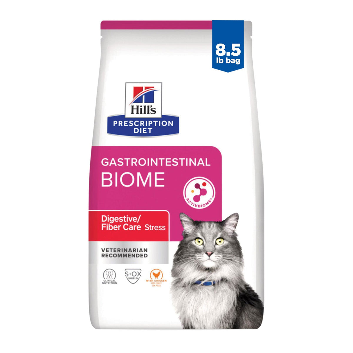 Hill's Prescription Diet Gastrointestinal Biome Stress with Chicken Cat Food