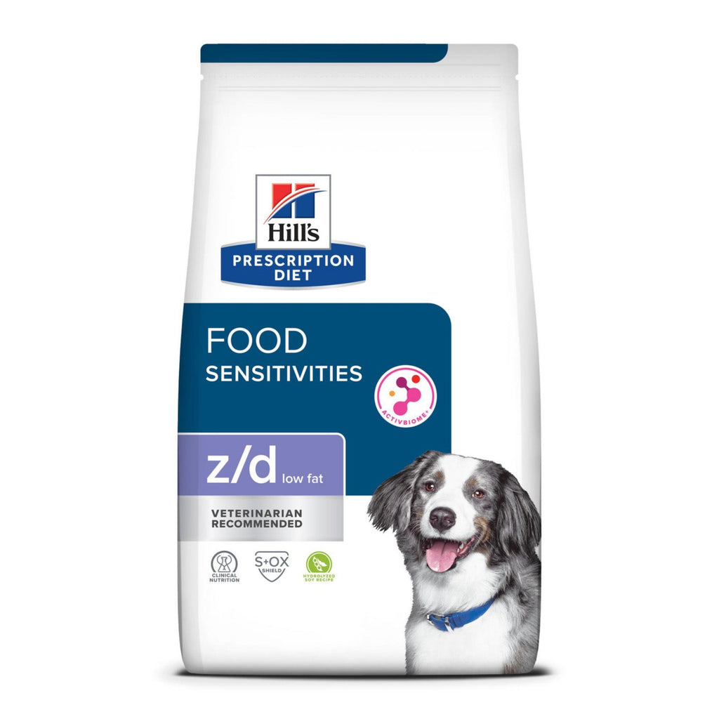 Hill's Prescription Diet z/d Low Fat Hydrolyzed Soy Recipe Dry Dog Food 8lbs