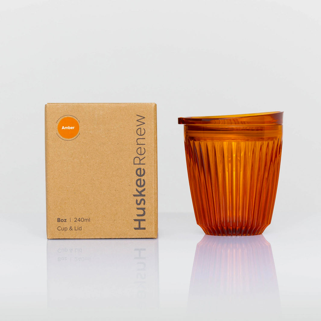 Huskee Renew 8oz Cup & Lid [Amber]