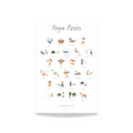 Yoga Poses Poster Print