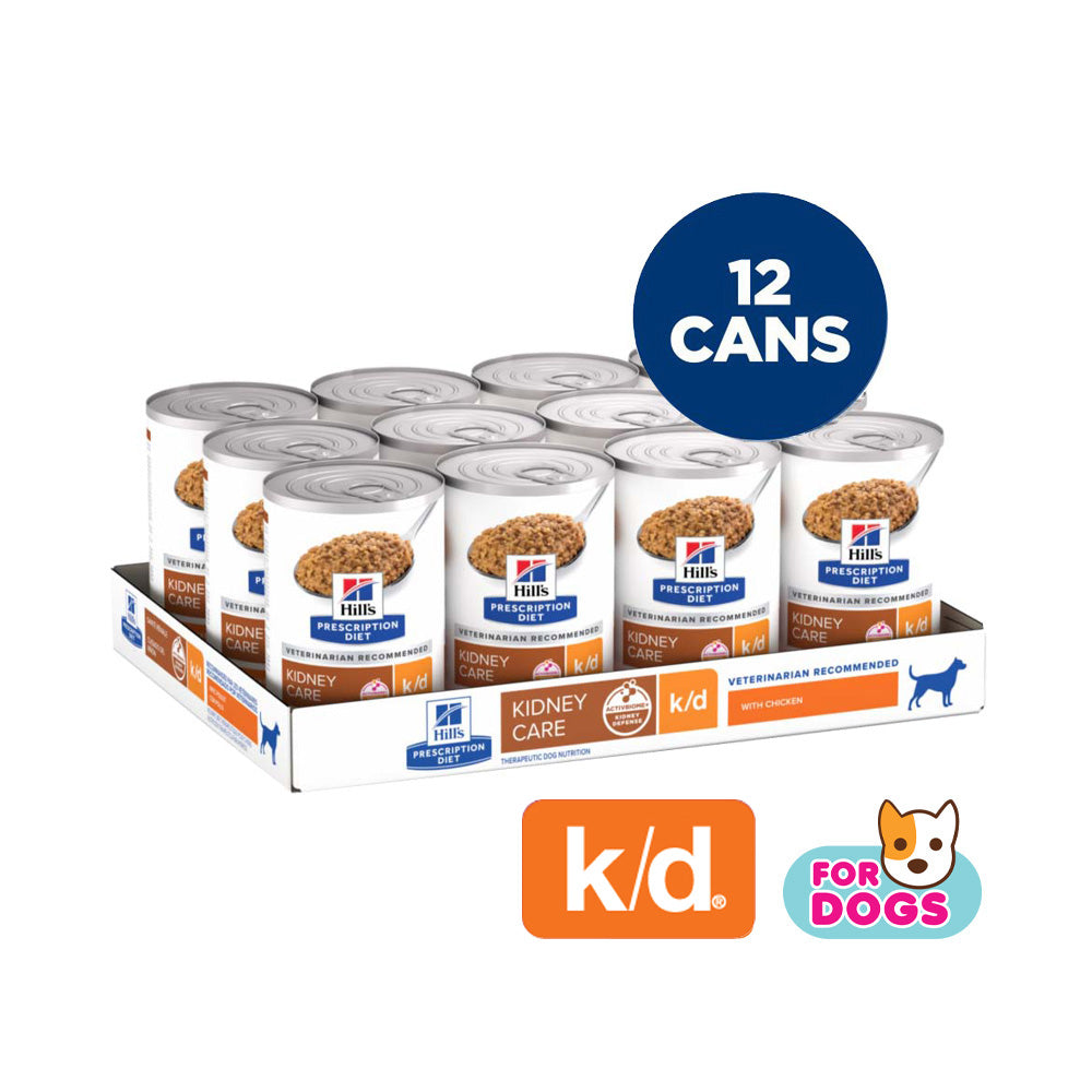 Hill's Prescription Diet k/d with Chicken Wet Dog Food 13oz