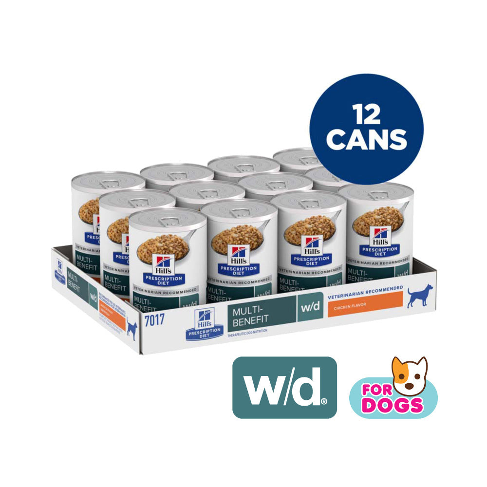 Hill's Prescription Diet w/d Multi-Benefit Chicken Flavor Wet Dog Food 13oz