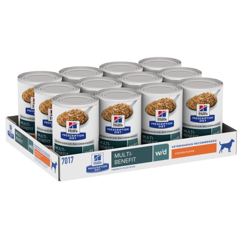 Hill's Prescription Diet w/d Multi-Benefit Chicken Flavor Wet Dog Food 13oz