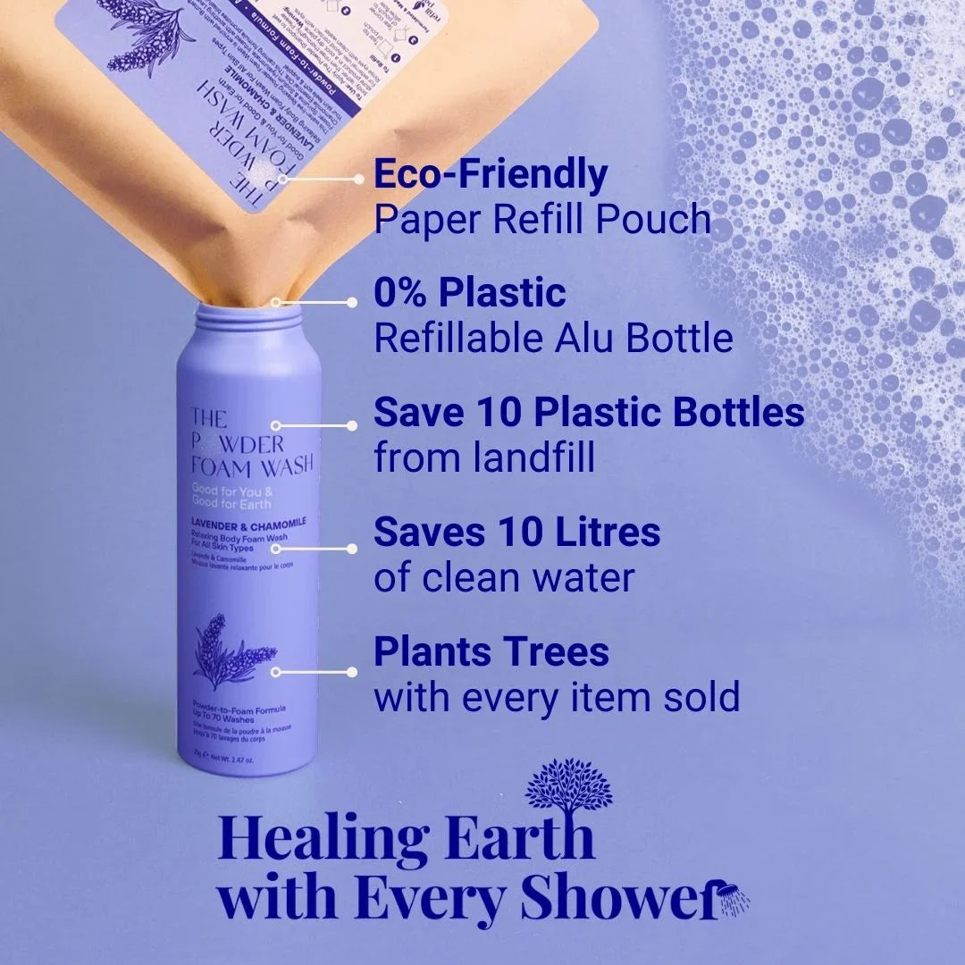 Relaxing Body Foam Wash Lavender & Chamomile 50g / 1.76oz