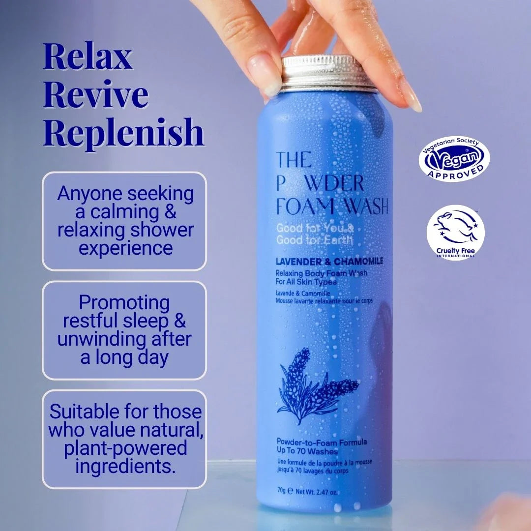 Relaxing Body Foam Wash Lavender & Chamomile 50g / 1.76oz