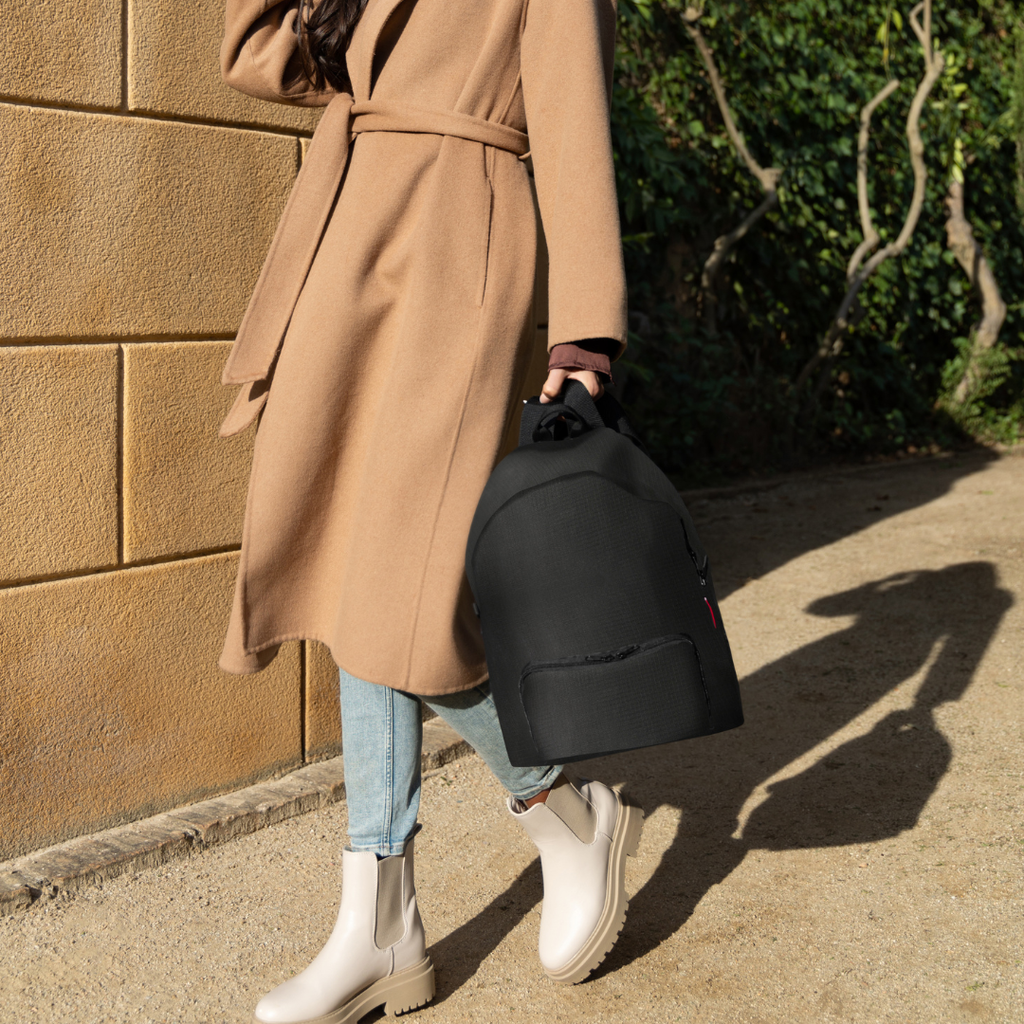 mini maxi rucksack black