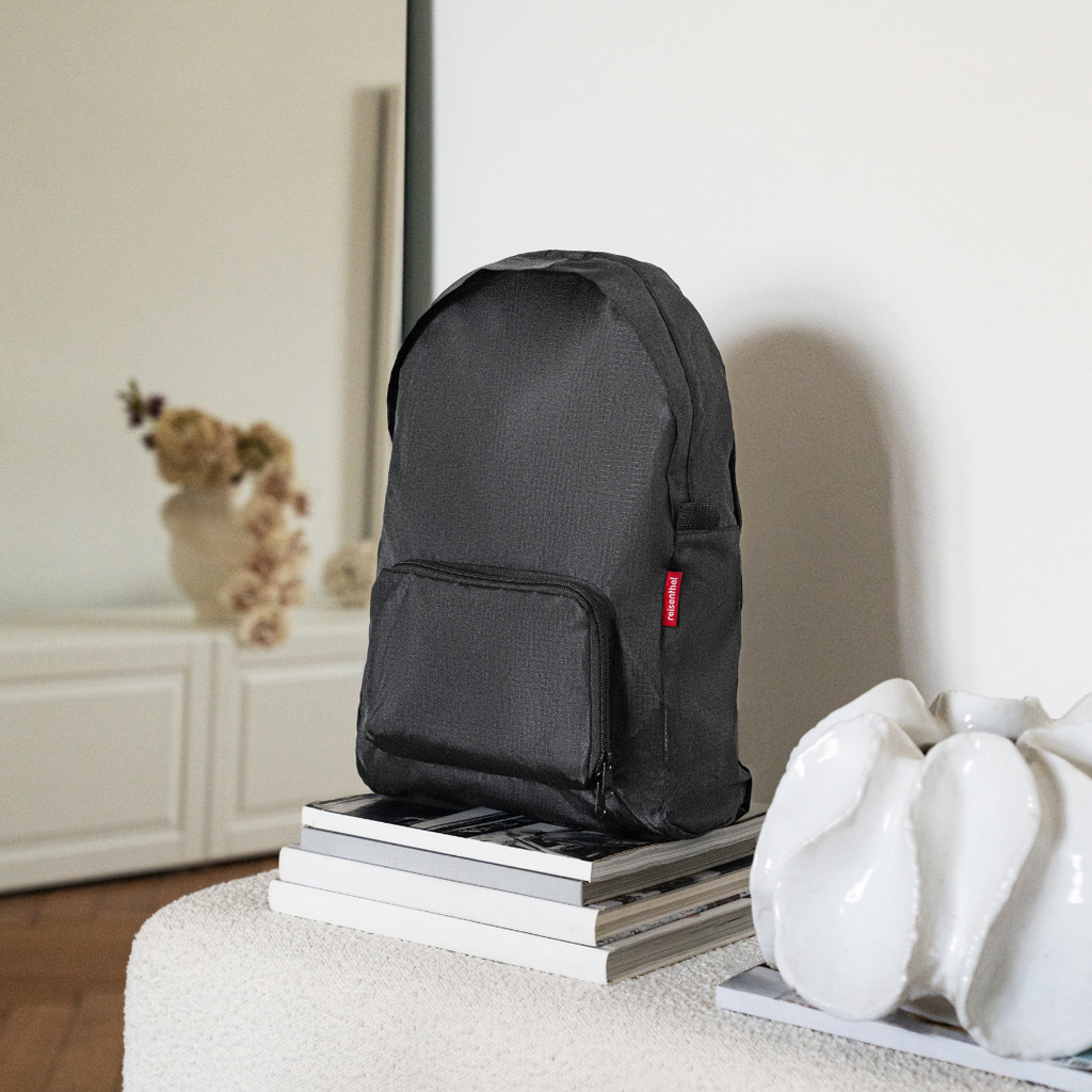 mini maxi rucksack black