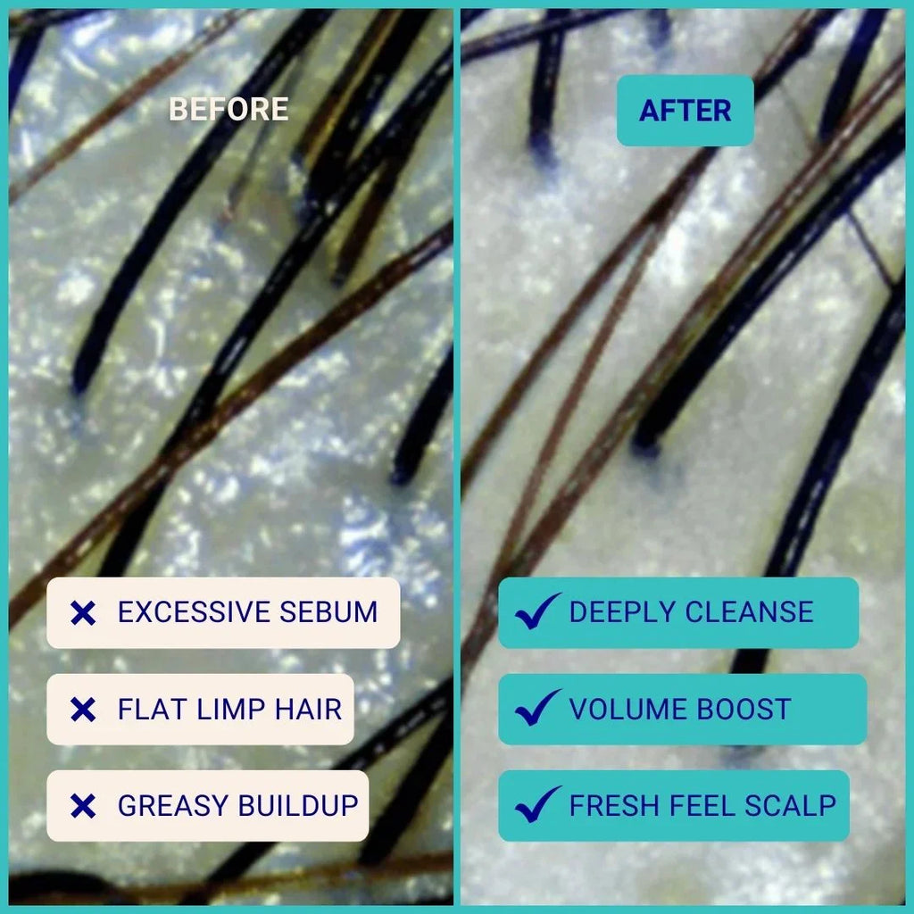 Purifying Shampoo For Oily Scalp & Limp Hair Peppermint & Papaya Enzyme 20g / 0.70oz