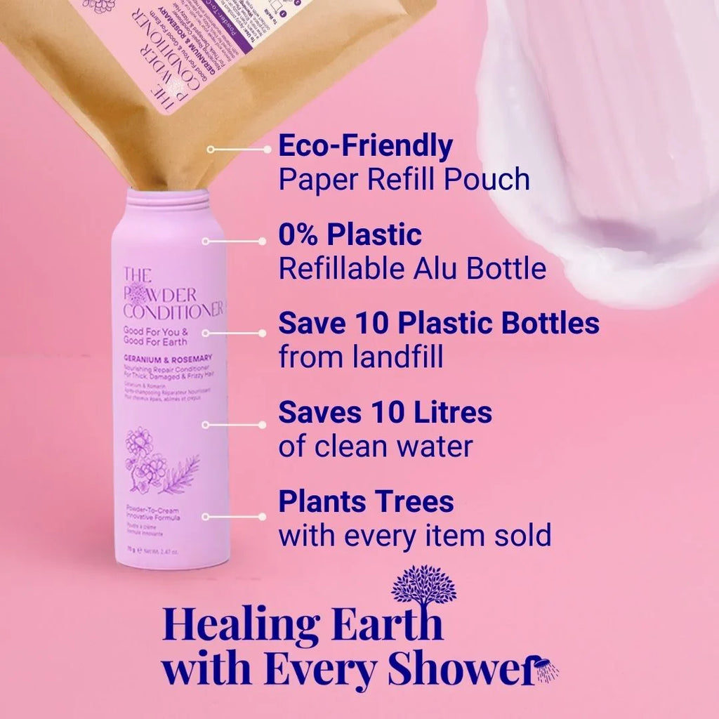 Nourishing Repair Conditioner For Thick, Damaged & Frizzy Hair Geranium & Rosemary 20g / 0.70 oz
