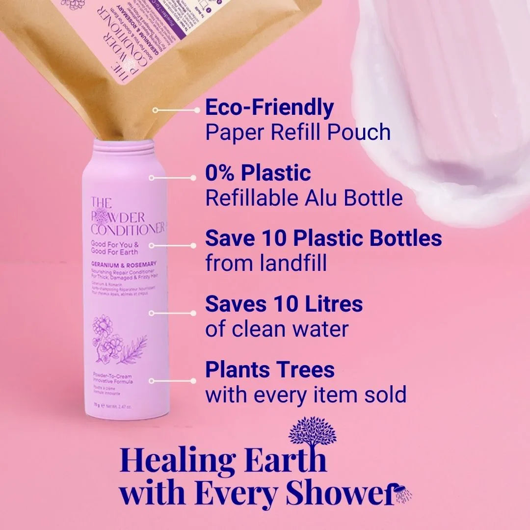 Nourishing Repair Conditioner For Thick, Damaged & Frizzy Hair Geranium & Rosemary 20g / 0.70 oz